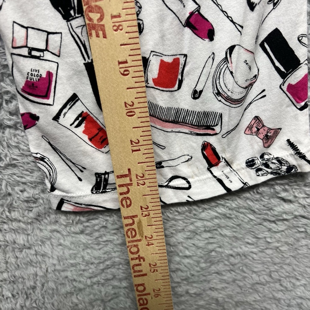 Kate Spade Pajama Set Womens Large Dream A LIttle Dream Makeup Beauty Lipstick - Picture 15 of 16